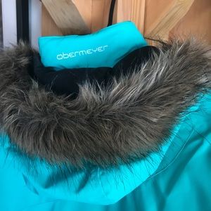 Ladies Obermeyer Tuscan Jacket. Green/teal.